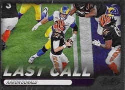 2022 Panini Absolute Last Call Aaron Donald #LC-16 card