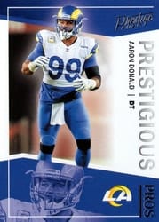 2022 Panini Prestige Prestigious Pros Aaron Donald #PP-14 card