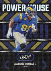 2023 Panini Prestige Power House Aaron Donald #18 card