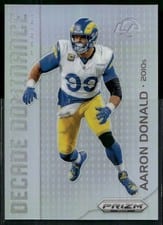 2024 Panini Prizm Deca Decade Dominance Aaron Donald #8 card