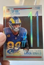 2024 Score Top 100 Aaron Donald #11 card