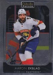 2021-22 O-Pee-Chee Platinum Base Set Aaron Ekblad #57 card