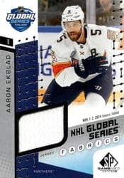 2025-26 SP Game Used 2024 Global Series Stars vs. Panthers Fabrics Aaron Ekblad #GSF2-14 card
