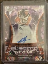 2025-26 Topps Cosmic Chrome Electro Static Signatures Aaron Gordon #ESS-AG card