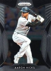 2019 Panini Prizm Base Set Aaron Hicks #236 card