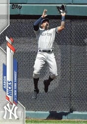 2020 Topps Base Set Aaron Hicks #252 card