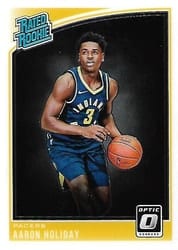 2018-19 Donruss Optic Base Set Aaron Holiday #176 card
