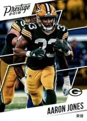 2018 Panini Prestige Base Set Aaron Jones #140 card