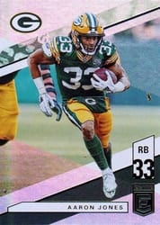 2019 Donruss Elite Base Set Aaron Jones #64 card