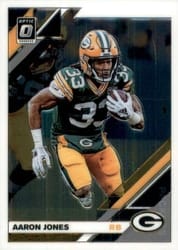 2019 Donruss Optic Base Set Aaron Jones #39 card