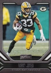2019 Panini Playbook Base Set Aaron Jones #71 card