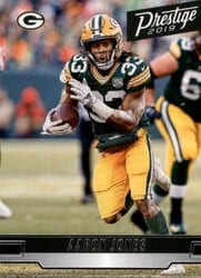 2019 Panini Prestige Base Set Aaron Jones #80 card