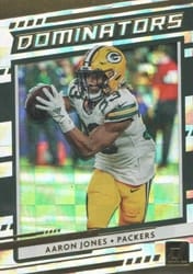 2020 Donruss Dominators Aaron Jones #D-AJ card