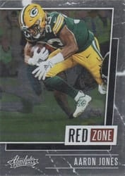 2020 Panini Absolute Red Zone Aaron Jones #16 card