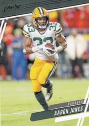 2020 Panini Prestige Base Set Aaron Jones #126 card