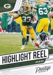 2020 Panini Prestige Highlight Reel Aaron Jones #HR-AJ card