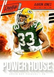 2020 Panini Prestige Power House Aaron Jones #PH-AJ card