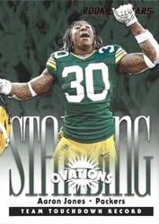 2020 Panini Rookies & Stars Standing Ovation Aaron Jones #SO-11 card