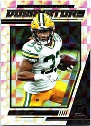 2021 Donruss Dominators Aaron Jones #D15 card