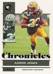 2021 Panini Chronicles Base Set Aaron Jones #40 card