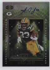 2021 Panini Illusions Limelight Signatures Aaron Jones #LS-AJ card