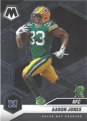 2021 Panini Mosaic Base Set Aaron Jones #212 card