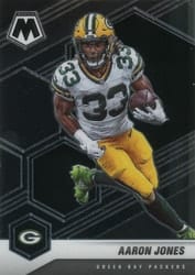 2021 Panini Mosaic Base Set Aaron Jones #81 card
