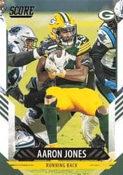 2021 Score Base Set Aaron Jones #139 card