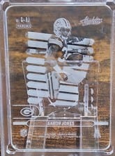 2022 Panini Absolute Glass Aaron Jones #G-AJ