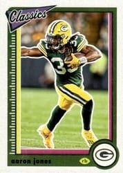 2022 Panini Classics Base Set Aaron Jones #36 card