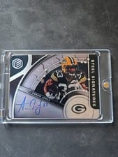 2022 Panini Elements Steel Signatures Aaron Jones #SS-AJ card