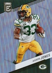 2023 Donruss Elite Base Set Aaron Jones #3 card