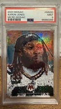 2023 Panini Mosaic Micro Mosaic Aaron Jones #MM-20