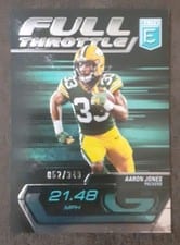 2024 Donruss Elite Full Throttle Aaron Jones #15 card