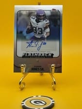 2025 Finest Flashback Autographs Aaron Jones Sr. #FBA-AJS card