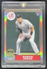 Aaron Judge 2017 Topps Chrome 1987 card
