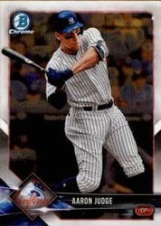 2018 Bowman Chrome Base Set Aaron Judge #100 card