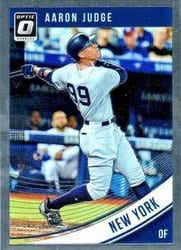 2018 Donruss Optic Base Set Aaron Judge #114 card