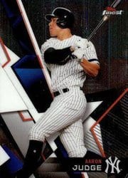 2018 Finest Base Set Aaron Judge #1 card