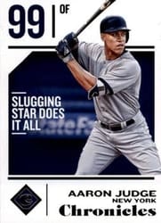 2018 Panini Chronicles Base Set Aaron Judge #54 card