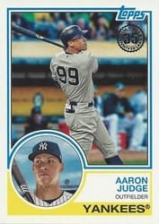 2018 Topps 1983 Topps Baseball 35th Anniversary Aaron Judge #83-24 card