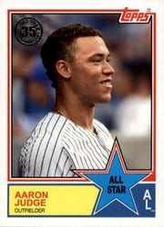 2018 Topps 1983 Topps Baseball 35th Anniversary All-Stars Aaron Judge #83AS-1 card