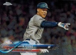 2018 Topps Chrome Update Base Set Aaron Judge #HMT70 card