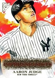 2018 Topps Gallery Impressionists Aaron Judge #I-24 card