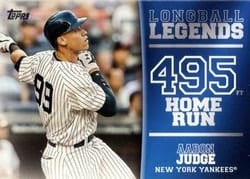 2018 Topps Longball Legends Aaron Judge #LL-1 card