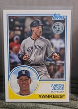 2018 Topps Update 1983 Baseball Aaron Judge #83-43 card