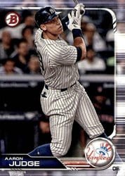 2019 Bowman Base Set Aaron Judge #16 card