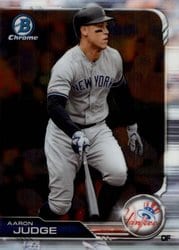 2019 Bowman Chrome Base Set Aaron Judge #90 card