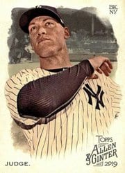 2019 Topps Allen & Ginter Base Set Aaron Judge #200 card