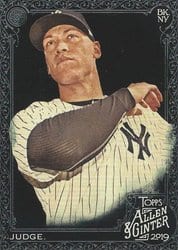 2019 Topps Allen & Ginter X Base Set Aaron Judge #200 card